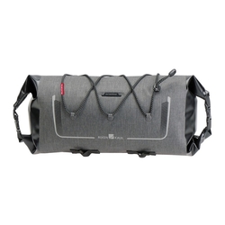Taška na řidítka KLICKfix -nepromok. šedá, 18x18x36cm