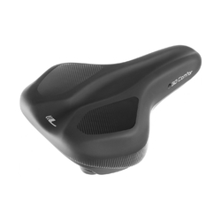 Sedlo LONGUS 3D Comfor XL černé, paměťová pěna