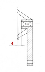 kliky SH Acera M371 čtyřhran MTB 44-32-22 9s kryt