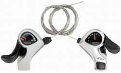 Shimano SL-TX50-L+7 3x7 sp. SIS (pár), řazení