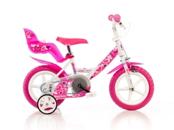 Kolo 12" Dino Bikes bílo/růžové