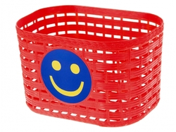 Koš dětský barevný červený Smile + pásky