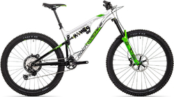 Rock Machine Blizzard 90-297 RZ/GlossSilver/Black/Green 29"/27,5" (mullet)