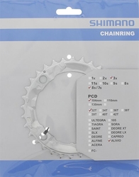 Převodník SHIMANO FCM415 32z, stříbrný