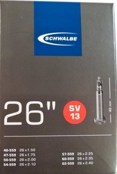 Duše SCHWALBE SV13 26"x1.50-2.40 (40/62-559) FV40mm