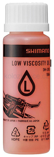 SHIMANO nízkoviskózní minerální olej  100 ml SM-LVOIL