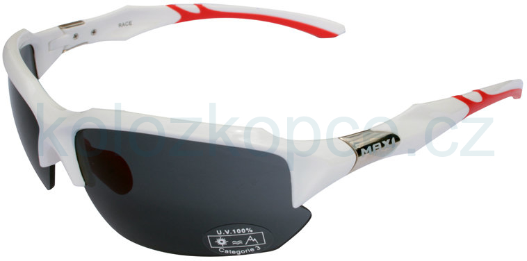 Brýle MAX1 Race bílo-červené