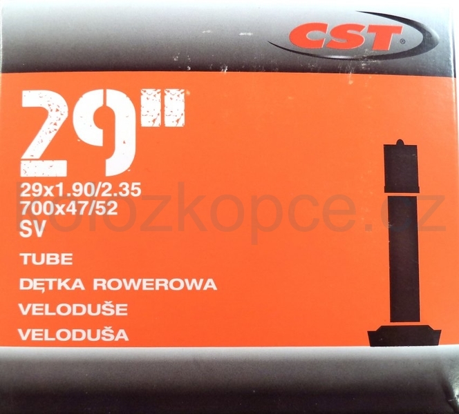 Duše CST 29"x1.90/2.35 (47/52-622) AV/40mm