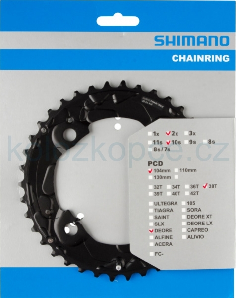 Převodník 38z Shimano Deore FC-M615 2x10 4 díry