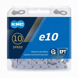 Řetěz KMC e10 E-bike EPT šedý v krabičce 136 čl